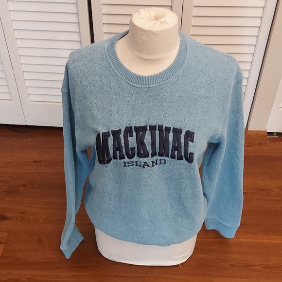 Mackinac Island Blue Sweater - Picture 1 of 7